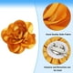 thumbnail image 3 of Uxcell 1 pieza Pin de broche de flor 4.72 pulgadas Tela de satén Rosa Perla Camelia Pins Dorado Grande, 3 of 6