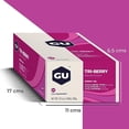 thumbnail image 3 of GU Energy Original Sports Nutrition Energy Gel, Vegan, Gluten-Free, Kosher, and Dairy-Free On-the-Go Energy for Any Workout, 24-Count, Tri-Berry, 3 of 5