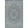 thumbnail image 5 of JONATHAN Y SMB101B-8 Sinjuri Medallion Textured Weave Navy/Gray 8 ft. x 10 ft. Indoor/Outdoor Area Rug, Coastal, Pet Friendly, Stain Resistant, Easy to Clean, for Patio, Living Room; Kitchen, Bedroom, 5 of 9