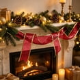 thumbnail image 4 of BSJJY 354" Bright Red Sparkly Christmas Ribbon, Glitter-Coated Plastic with Flexible Structure, Easy to Cut into Desired Length, Perfect for Gift Wrapping, Wreath Decor, or Festive DIY Projects, 4 of 6