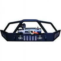 Go Industries 94102 Stage II Mid Width Front Jeep HD Black Bumper