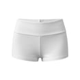 thumbnail image 2 of Cutuoiiu Women's Casual Solid Color Foldover Waist Shorts High Waist Stretchy with Pockets Summer Workout Daily Wear, 2 of 5
