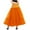 #0081-Orange, variant on Women's Ankle-Length Petticoats, Plus Size Long Petticoats for Wedding, Crinoline Petticoat for Prom Wedding Dress