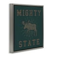 thumbnail image 4 of Stupell Industries Mighty Moose State Animals Painting Gray Floater Framed Canvas Art Print Wall Art, 25 x 25, 4 of 10