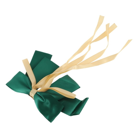 Unique Bargains 1 Pc Classic Bow Hair Clips Hairdo Clip for Women 3.94"x4.92"x0.87" Green
