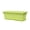 Green, variant on 17 Inch Rectangular Window Box Planter with Saucer Tray, Durable Plastic Flower Pot for Indoor Outdoor Plants, Balcony & Windowsill Decor