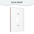 thumbnail image 4 of Panel de interruptores de pared con marco romano de cuero simple Broncos Switching Lights, interruptor de luz simple, doble o con tirador, 4 of 8