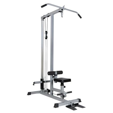 GDLF Lat Pull Down Machine Multifunction Low Row Bar Cable Fitness Body Workout Gym