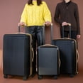 thumbnail image 3 of 3-Piece Hardside Luggage Set: 28 Inch, 24 Inch Large Suitcases with wheels and 20 Inch Carry On Luggage, 3 of 10