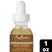 SheaMoisture Even & Radiant Face Serum Skin Care for Uneven Skin Tone Dark Spot Corrector with Raw Honey 1 fl oz.