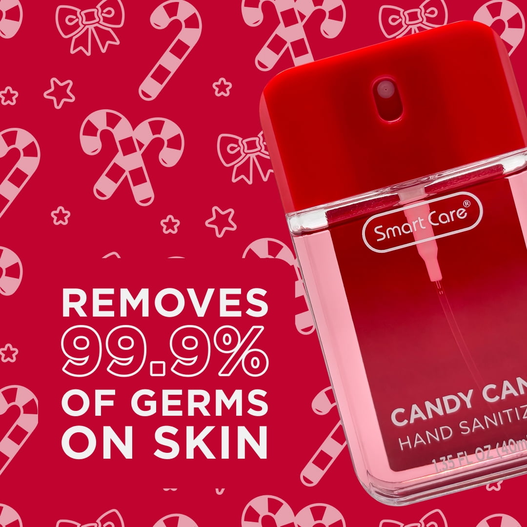 Smart Care Hand Sanitizer Spray, Candy Cane, 1.35 fl oz