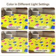 thumbnail image 7 of ODIKA 2'x3' Washable Accent Rug Funky Cartoon Aesthetic Graphic Retro Bold Outline Blocks for Bedroom, Nursery, RV, Pet Friendly, Bedside Mat, 7 of 7