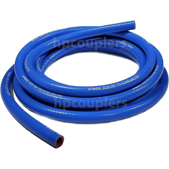 High Performance  Heater Hose – 5/8” ID, Reinforced, Flexible, High Temp (-65°F to 350°F), Blue | Sold Per Foot