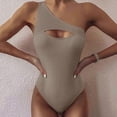 thumbnail image 2 of Traje de baño de una pieza para mujer, bikini sexy con relleno push-up y diseño calado., 2 of 4