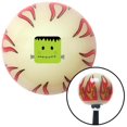 thumbnail image 1 of Frankenstein Cartoon Ivory Flame Shift Knob with M16 x 1.5 Insert Shifter Auto Brody, 1 of 1