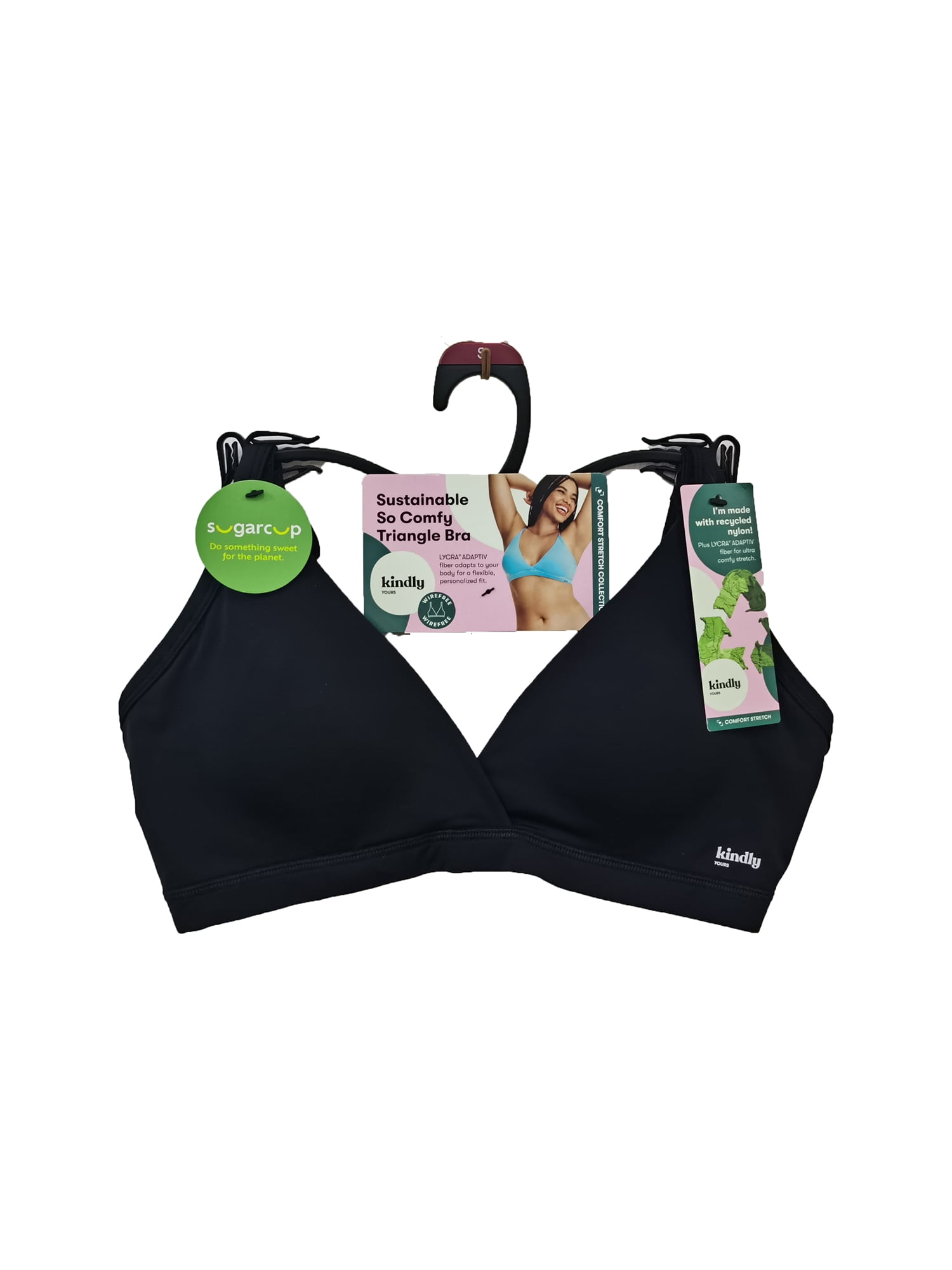 Kindly Yours So Comfy Micro Wire-Free Triangle Bra, Sizes S-XXXL