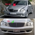 thumbnail image 2 of AMG Style Front Bumper Clear Fog Lights For Mercedes Benz W203 C32 C55 AMG, 2 of 5