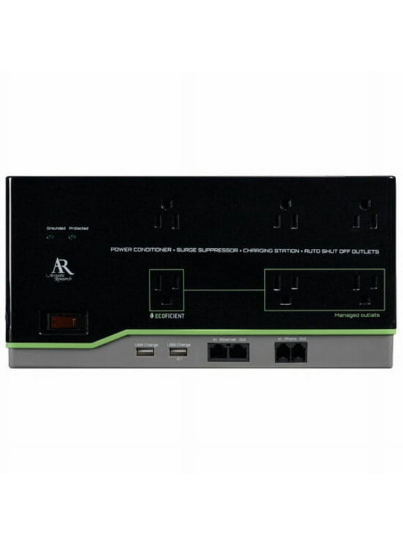 Acoustic Research 6-Outlet EcoFicient Surge Protector with EcoFicient