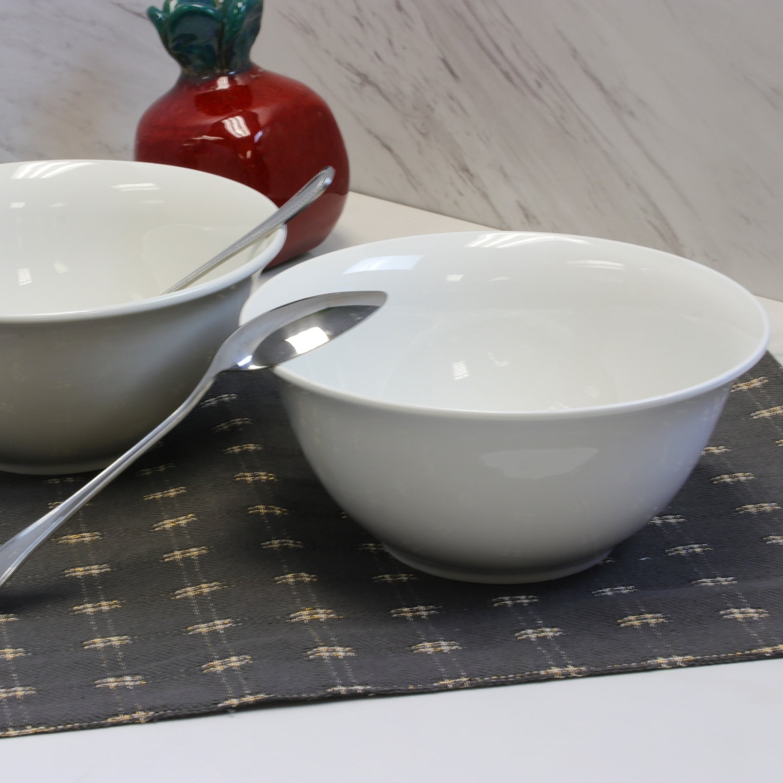 Gibson Home 2 Piece All-Purpose Bowl Set in White