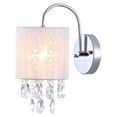 thumbnail image 2 of Warehouse of Tiffany Winnona Chrome and Crystal 1-light Wall Lamp, 2 of 3