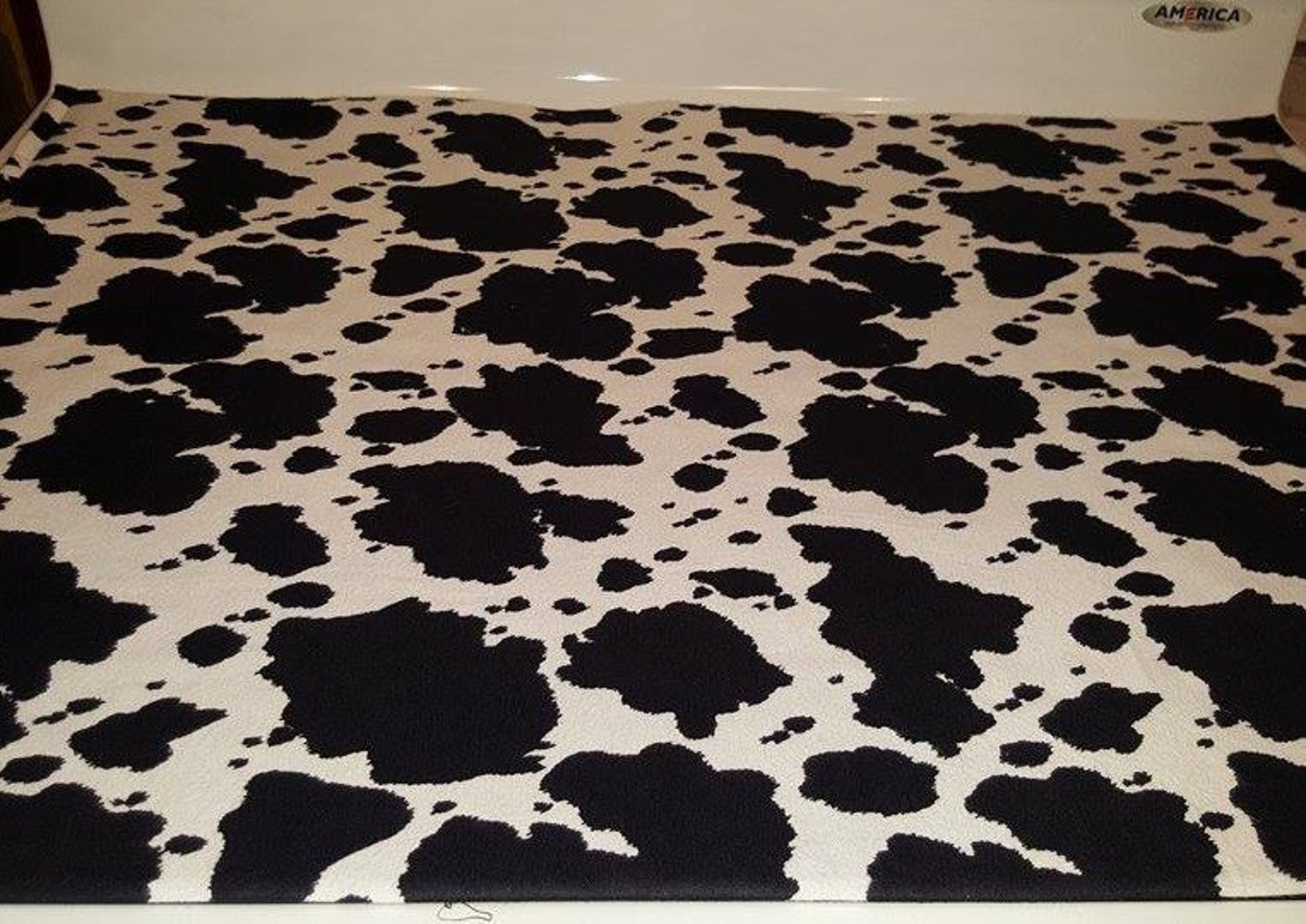 Black & White Cow Spots Cover and Protector for Flat Stove Top by Penny's Needful Things