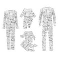 thumbnail image 4 of Family Matching Colorable Pajamas Sets DIY Hand Painted 2 Piece Christmas Pjs Set Cute Funny Holiday Xmas Pajama Set, 4 of 5