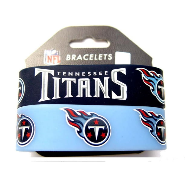 NFL Tennesseee Titans Sport Équipe Logo Bracelet en Caoutchouc - Lot de 2