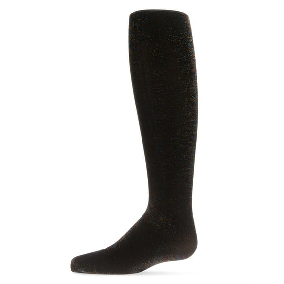 MeMoi Liquid Metal Shimmer Tights - Girls - Female, 2-4, Black Multi