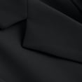 thumbnail image 7 of ZQUUVOU Women Business Blazers with Solid Color Long Sleeve Pocket Suit Jacket (Black,XL), 7 of 7