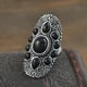 thumbnail image 4 of Hombre Mujer Punk Vintage Boho Festival Tribal Tallado Retro Finger Yuyangstore Anillo de la vendimia, 4 of 8