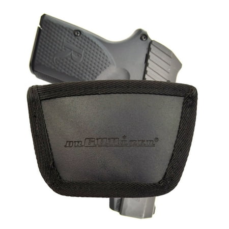 380 Leather Belt Slide Holster - orGUNizer Garrison Grip Leather Inside and Outside Waistband Easy Slide Holster Fits Remington 380 (SLH) Brown