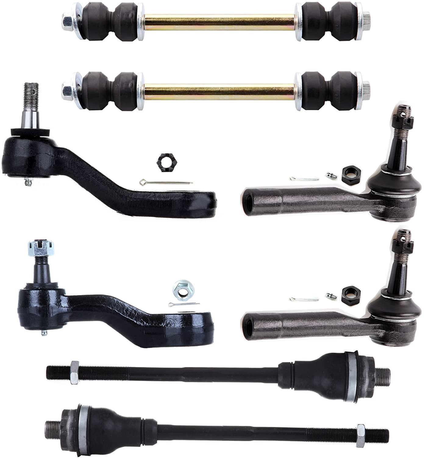 10Pc ECCPP Steering Tie Rod End Upper Lower Ball Joint Pitman Arm Idler Arm for Chevrolet Silverado 1500 GMC Sierra 1500 1999-2007 Cadillac Escalade 2002-2006 10Pc ECCPP Steering Tie Rod End Upper Lower Ball Joint Pitman Arm Idler Arm for Chevrolet Silverado 1500 GMC Sierra 1500 1999-2007 Cadillac Escalade 2002-2006