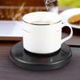 thumbnail image 5 of kkbbma under $5 Ceramic Cup Warmer, Ceramic Mug Warmer Heating Pad, 55℃ Constant Temperature Cup Warmer, Coffee Tea Beverage Warmer Plate, Office Desk Home Appliance, 5 of 7