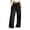 Black, variant on Women's Pants High Waisted Wide Leg Pants Woman For Soft Loose Fit Casual Trousers with Pockets Minimalist Style