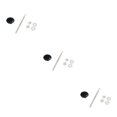 thumbnail image 1 of Wweixi Car Modification Sleek And Lightweight Hood Lock Various Styles Offered black DP17-32 3Set, 1 of 6