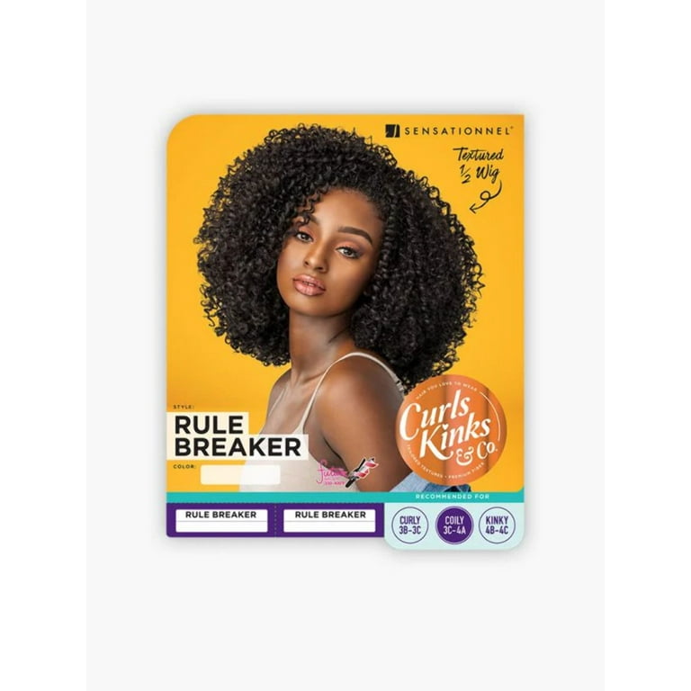 Sensationnel Curls Kinks Co Synthetic Half Wig Rule Breaker