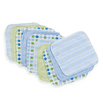 thumbnail image 6 of Spasilk Baby Washcloth Wipes Set for Infant Boys and Girls, Terry Bath Scrub, Pack of 10, Blue Dots, 6 of 7