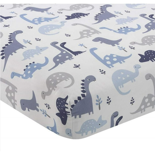 Lambs & Ivy Fitted Crib Sheet, Roar