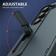 thumbnail image 2 of for Samsung Galaxy Z Fold 7 Matte Case, Skin Friendly Adjustable Kickstand HD Film Folding Case Anti-Scratch Drop Protective Slim Phone Cover Hinge Protection for Samsung Galaxy Z Fold 7, Darkgray, 2 of 7