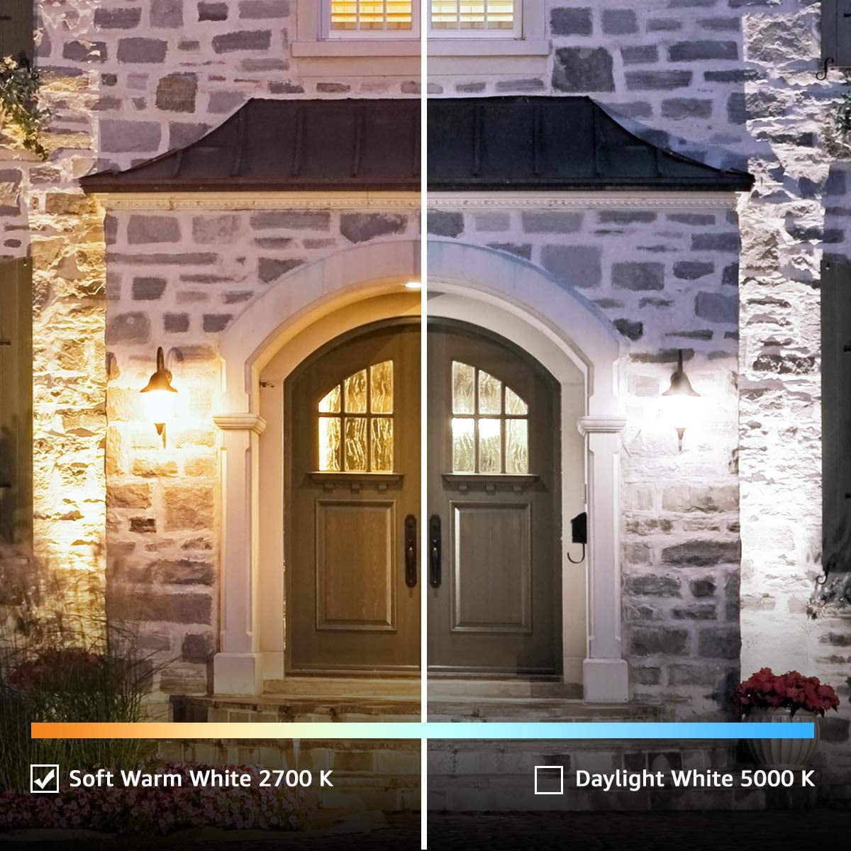FEFEFW-Dusk to Dawn Light Bulbs Outdoor Lighting, Auto On/Off, Light Sensor LED Bulbs, 60 Watt Equivalent, Non-Dimmable, A19 E26 Medium Screw Base, 9W 806 Lumens, Soft White, Pack of 2