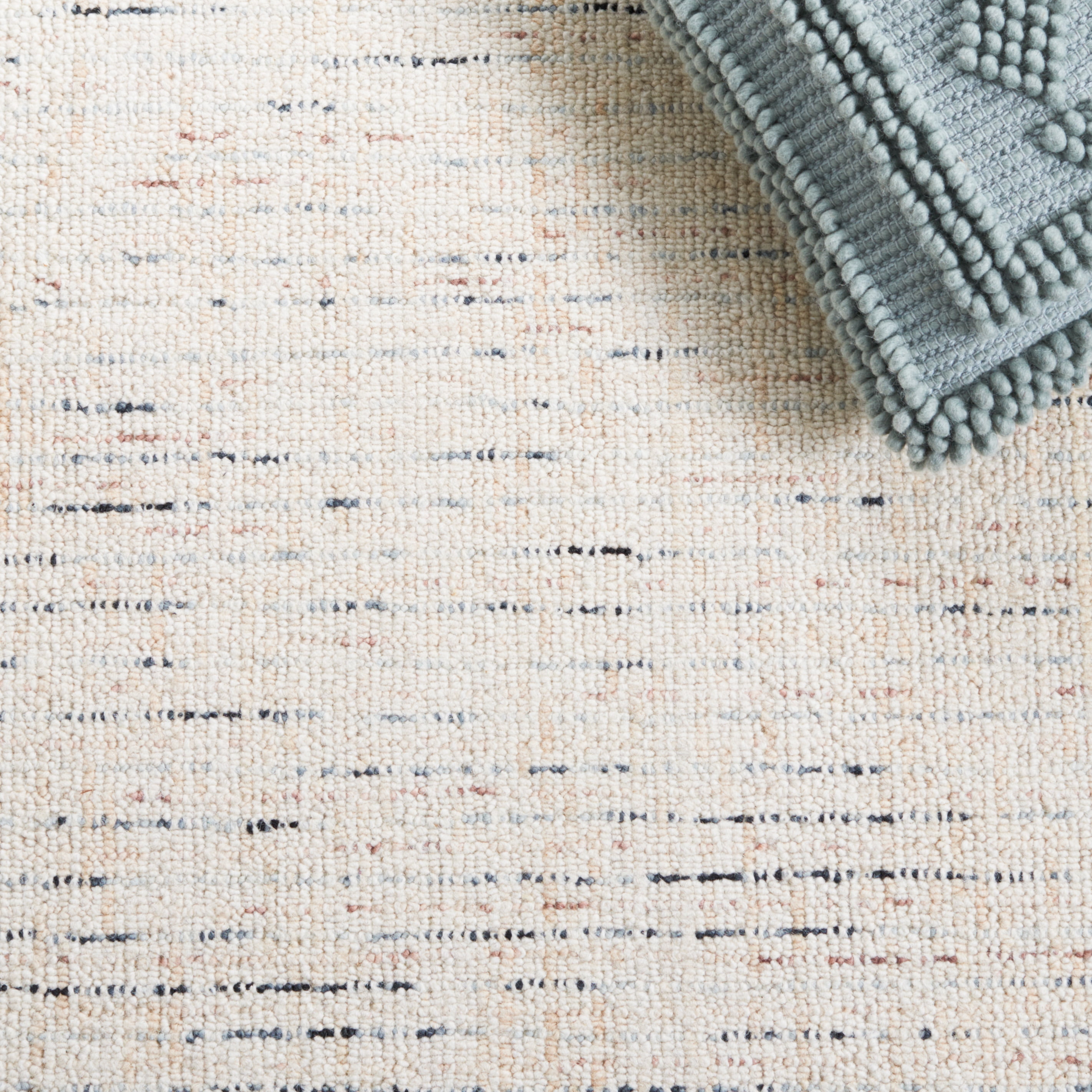 Safavieh Abstract Delia Distressed Wool Area Rug, Ivory/Blue, 2'3" x 4'