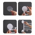 thumbnail image 4 of Towel Racks for Bathroom Swing Out Towel Racks for Bathroom,Kitchen Holder Wall Mounted Towel Bars with Hooks 5-Arm(Green), 4 of 9