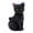 D, variant on Witch Hat White Cat Halloween Figurine Statue, 1-Pack 2 Inch, Cute Resin Cat Halloween Decor for Table Centerpiece Display, bldnkj