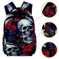 thumbnail image 3 of Lightweight Backpack Skull School Bag Travel Laptop Daypack for Men Women Casual Rucksack, 3 of 6