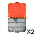 thumbnail image 1 of Colaxi 2x Fishing Tackle Box Hook Storage Box Removable Dividers Organizer Case Fishing Accessories, 1 of 8