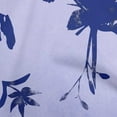thumbnail image 1 of oneOone Cotton Poplin Blue Fabric Abstract-Uneven Floral Silhouette Pattern Sewing Fabric By The Yard Printed Diy Clothing Sewing Supplies 42 Inch Wide, 1 of 4