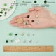 thumbnail image 3 of Kit para hacer aretes de San Patricio con 10 pares de cuentas y temática verde, con dijes de trébol de cuatro hojas, 3 of 7