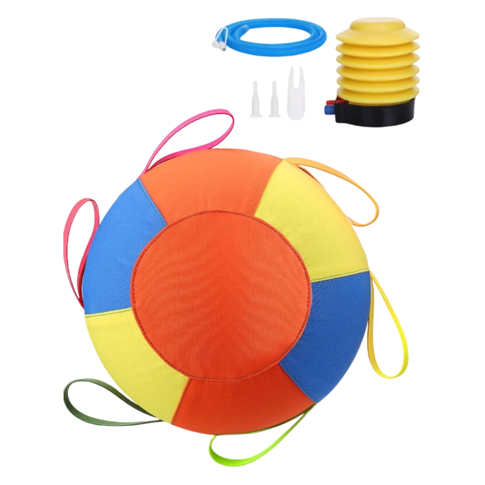 Large Inflatable Interactive Dog Ball, Heavy Duty Horse Toys for Outdoor Play, Large Dog Training Toys Includes Ball Pump
