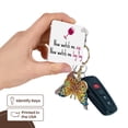 thumbnail image 3 of 3dRose, Now watch me sip, watch me lay lay, picture of wine glass, set of 2 Key Chains, 3 of 7