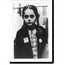 Historic Print, A little Belgian girl who like thousands of Belgian children is fed mainly on potato peels, 16" x 20"